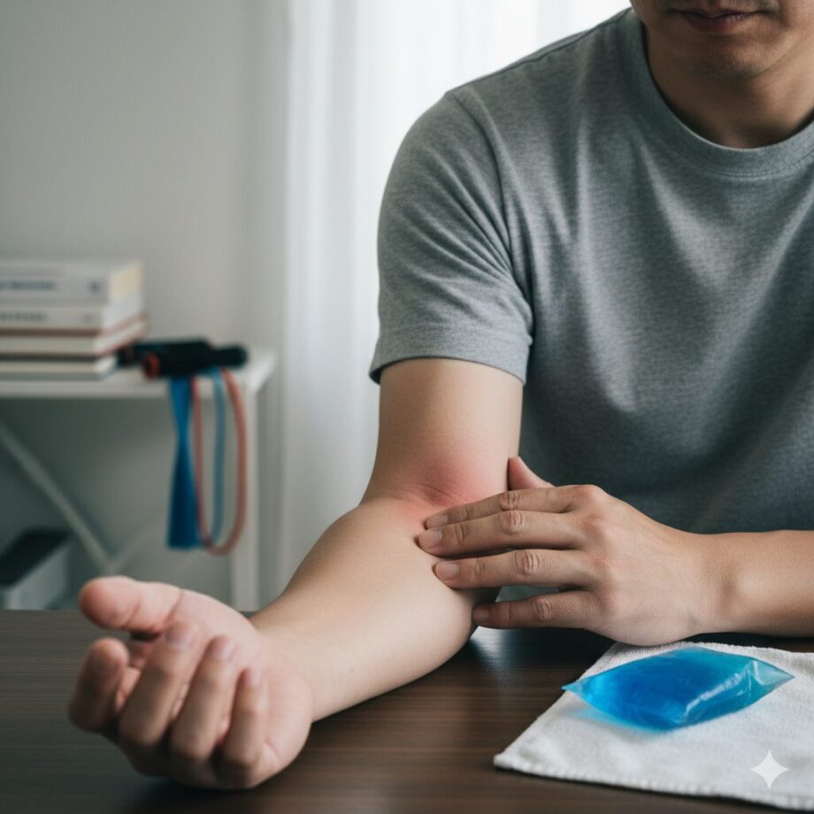 内側上顆炎（ゴルフ肘）